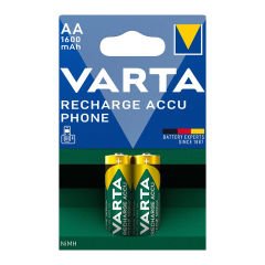 VARTA NI-MH 1.2V 1600 MAH HR6 AA ŞARJLI 2'Lİ KALEM PİL