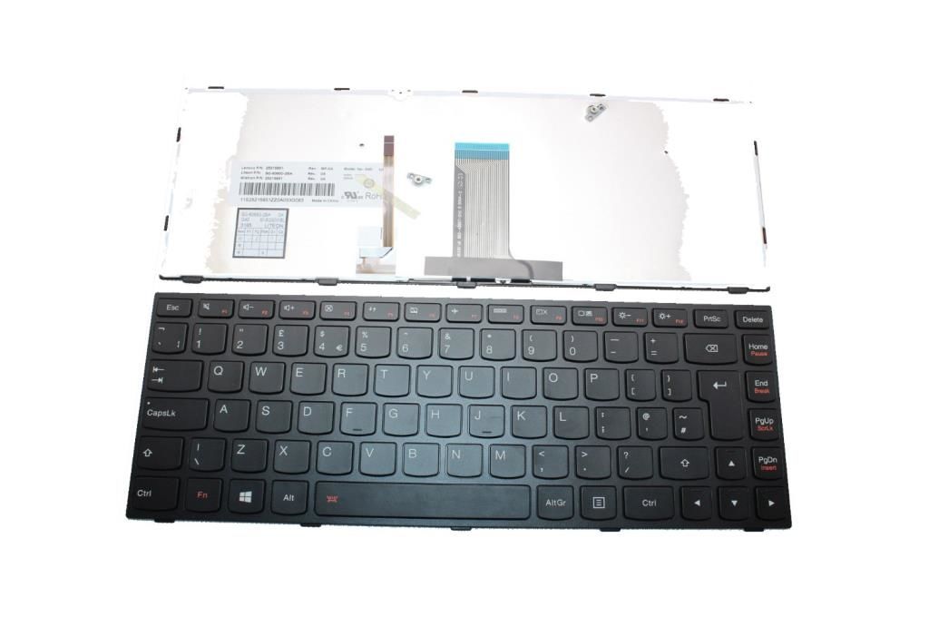 Lenovo G40-80 G4080 G4045 Notebook Klavyesi- Siyah - TR - Işıklı
