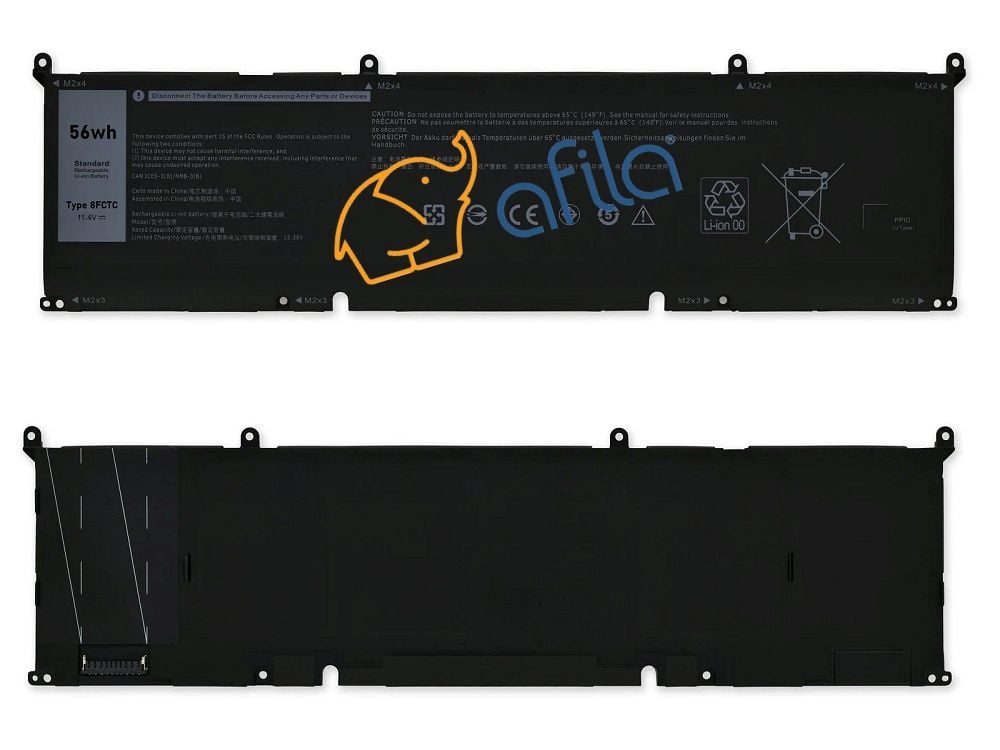 Dell Precision P91F002 Notebook Bataryası, Laptop Pili / Ver.1-3Cell