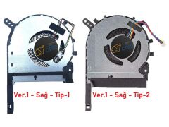 Asus TUF Gaming A15 FA506IU-BQ078T uyumlu Notebook Cpu Fanı V1 (Sağ Fan) Tip2