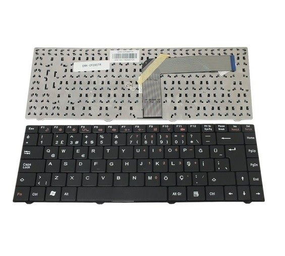 Exper V50SI1 uyumlu Notebook Klavye (Siyah TR)