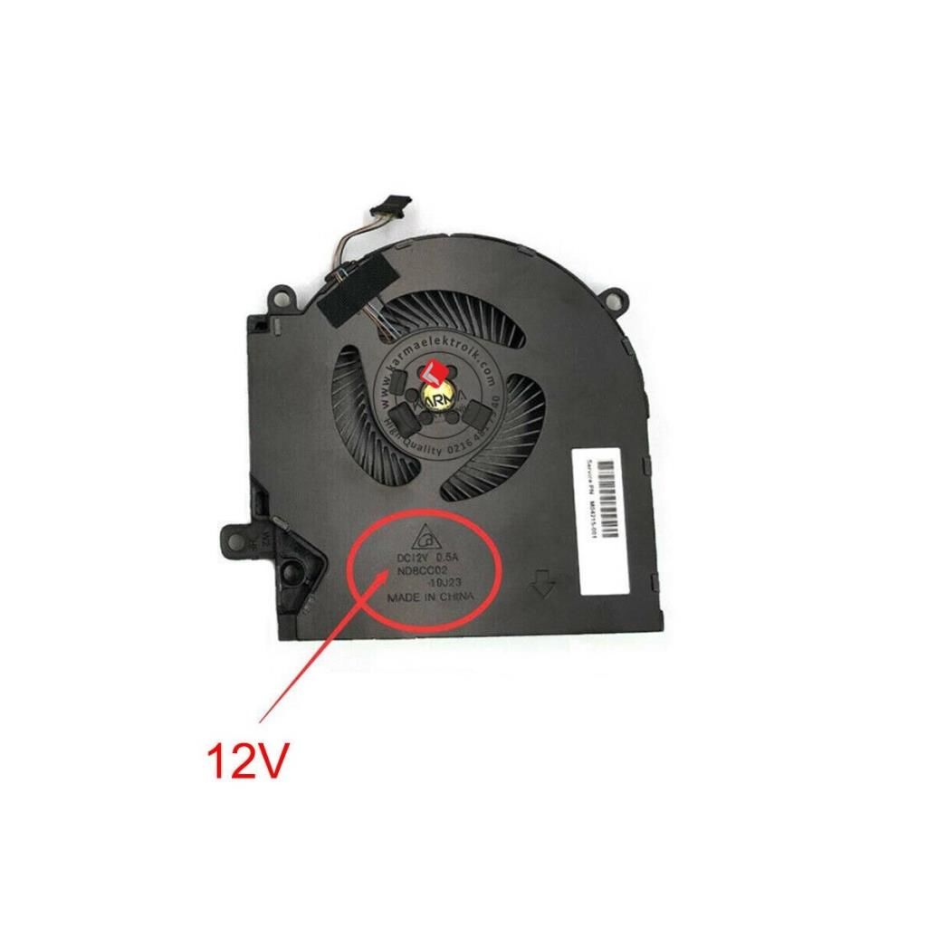 HP Omen 15-EK1000NT Notebook GPU Fan / Ver.4 (Sol - 12V)