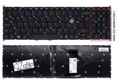 Acer Aspire 7 A715-42GA2, A715-42G-R016 Notebook Klavyesi Tuş Takımı (Siyah TR) ışıklı