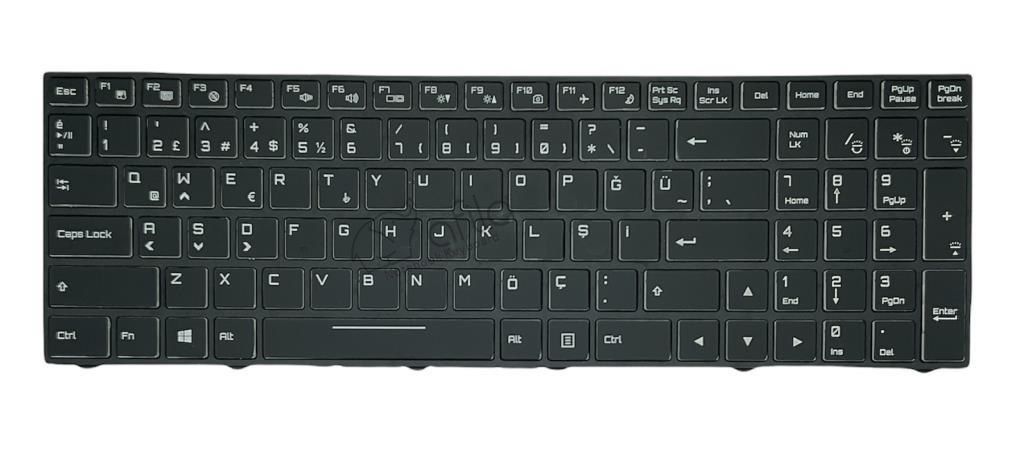 Monster Abra A5 V9.1.3 Notebook Klavye - Siyah TR - Backlit (RGB)