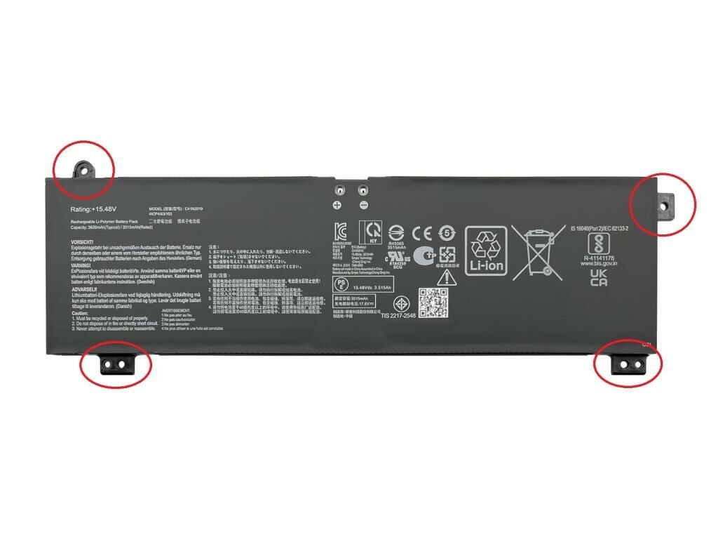 Asus Rog Strix SCAR 15 G533QM-HF063T Notebook Bataryası, Laptop Pili / Ver.2