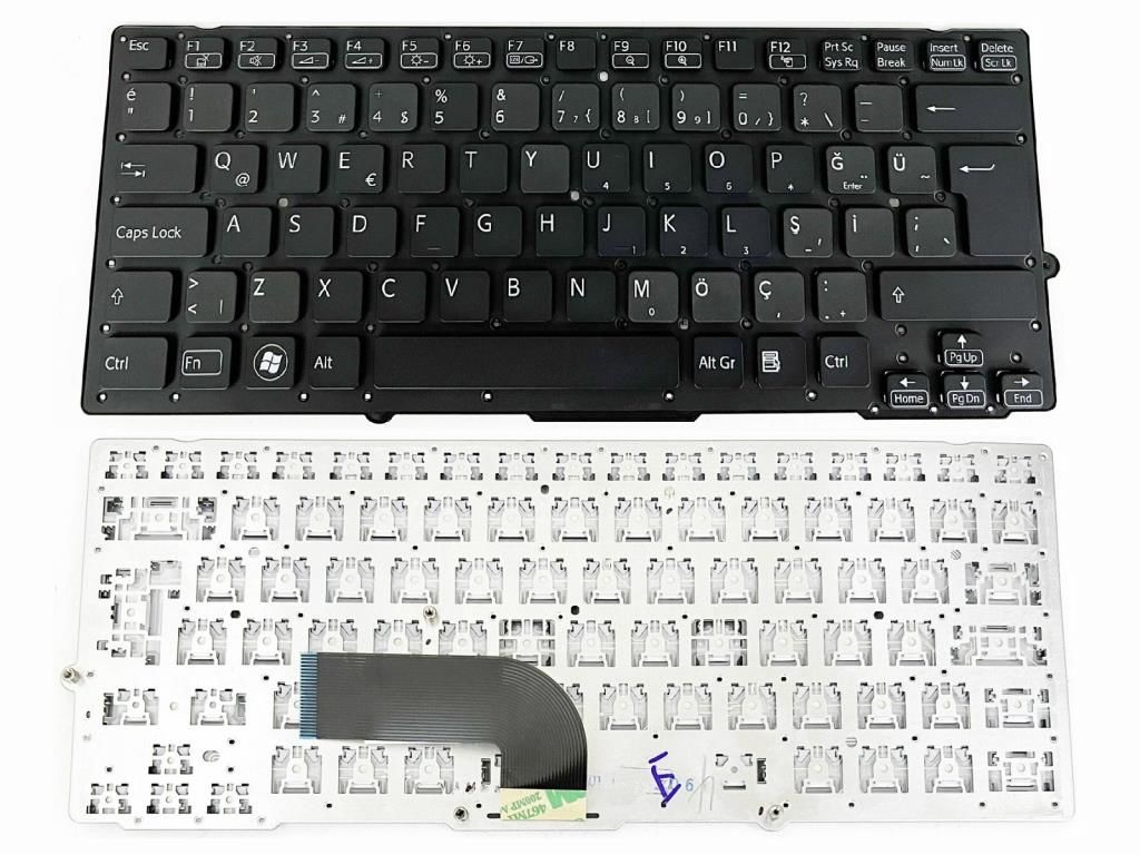 Sony VPC-SD VPCSD1S3C Notebook Klavyesi - Siyah - TR
