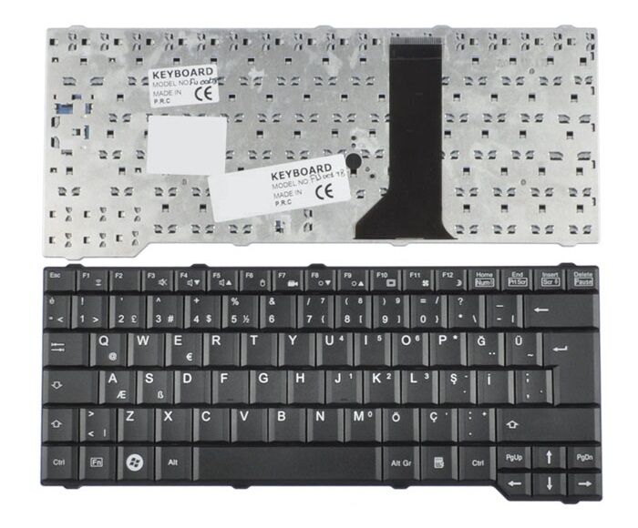 Fujitsu Siemens Esprimo Mobile D9510 Notebook Klavye Siyah TR