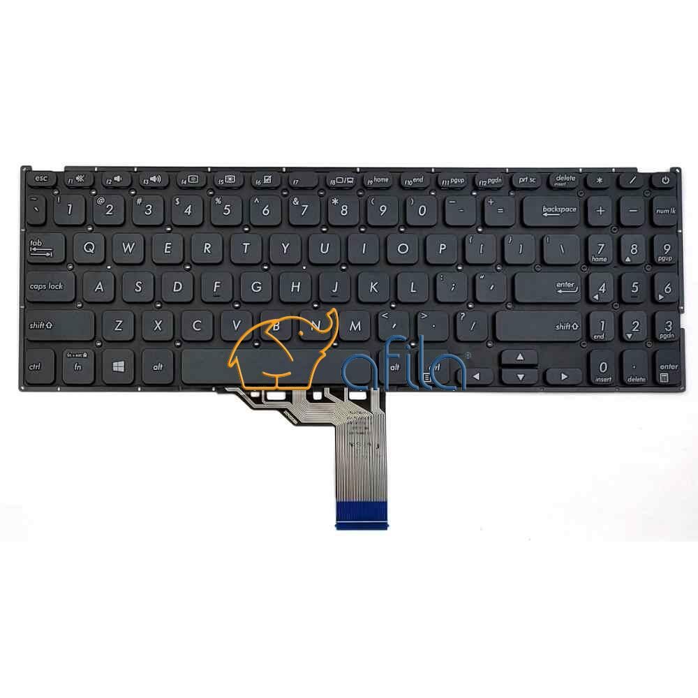 ASUS VivoBook F512FA-BQ148T, F512FA-BQ145T, F512FA-BQ150R Notebook Klavyesi (Füme Siyah TR) ışıklı