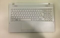 Samsung NP270E5V NP275E5V Notebook Klavye - Üst Kasa- Beyaz - TR