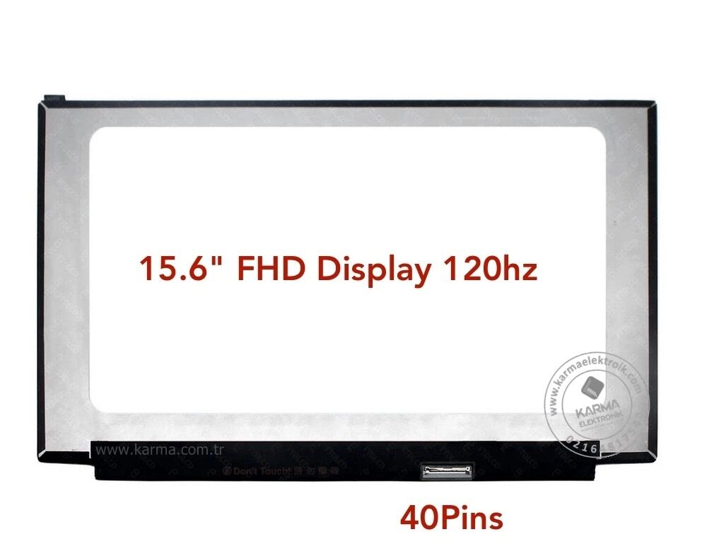 Monster Abra A5 V15.3.2 Notebook LCD Ekran, Panel Ver.2 / 40pin 120Hz