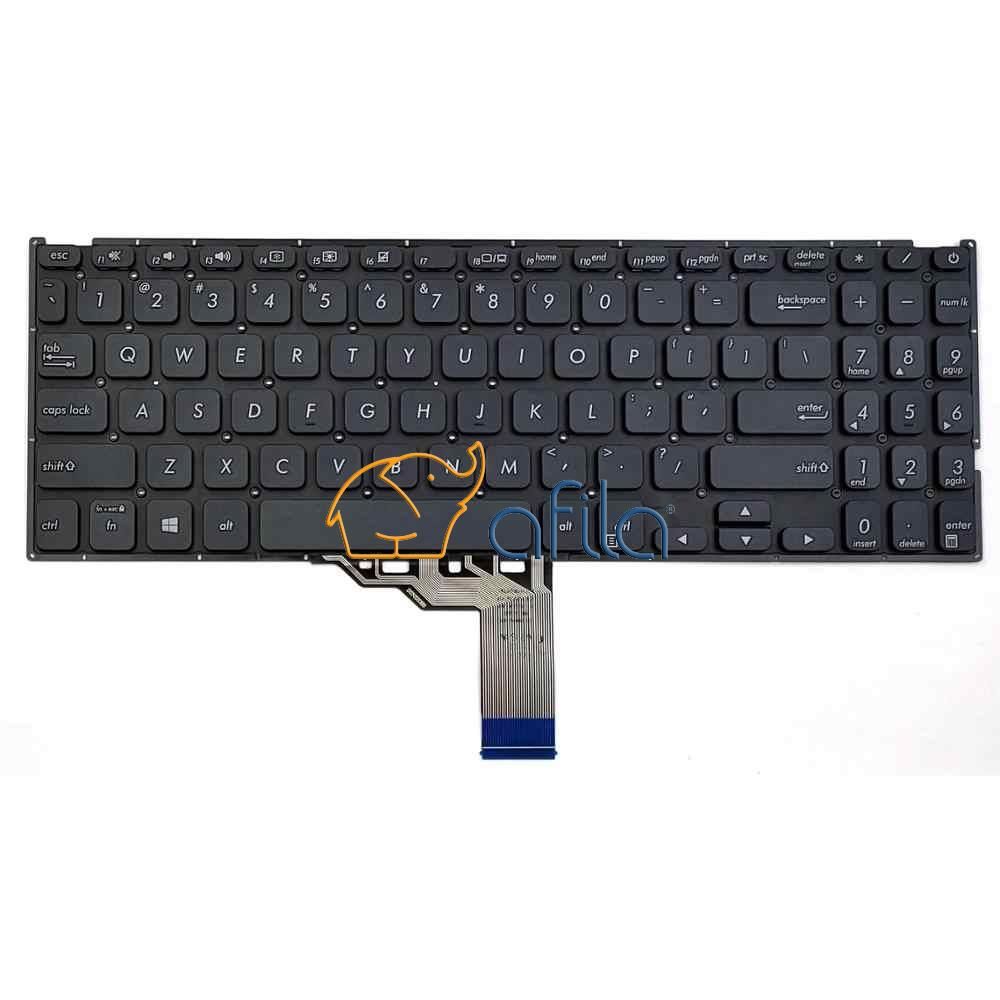 ASUS VivoBook F512FL-EJ054T, F512FL-EJ054T Notebook Klavyesi (Füme Siyah TR) ışıklı