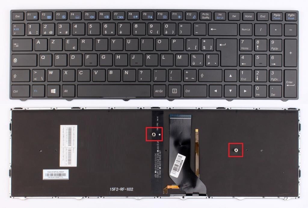 Monster Abra A7 V2.1 Notebook Klavye - Siyah TR - (Beyaz ışıklı) Ver.1