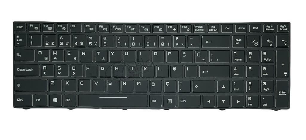 Monster Abra A7 V7.1.2 Notebook Klavye - Siyah TR - Backlit (RGB)