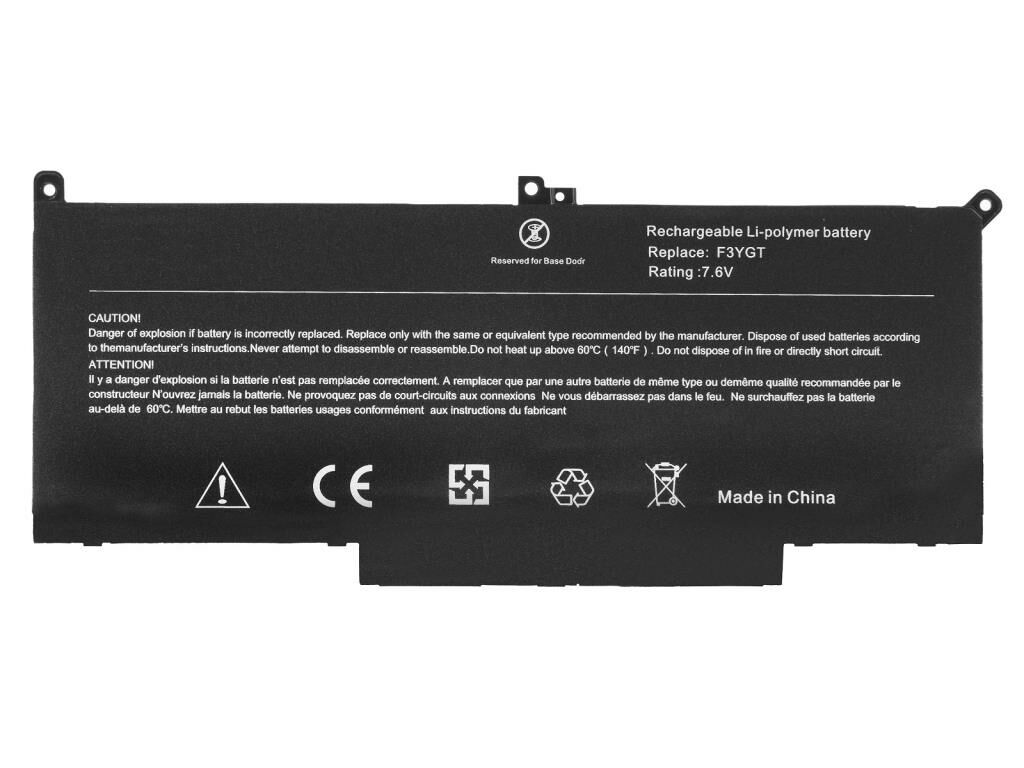 Dell latitude e7480 e7490 e7280 e7290 e7380 e7390 Batarya, Pil / Ver.2 - 4Cell
