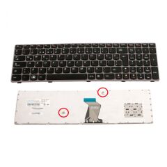 Lenovo IdeaPad Y570P Y570M Notebook Klavyesi - Siyah - TR