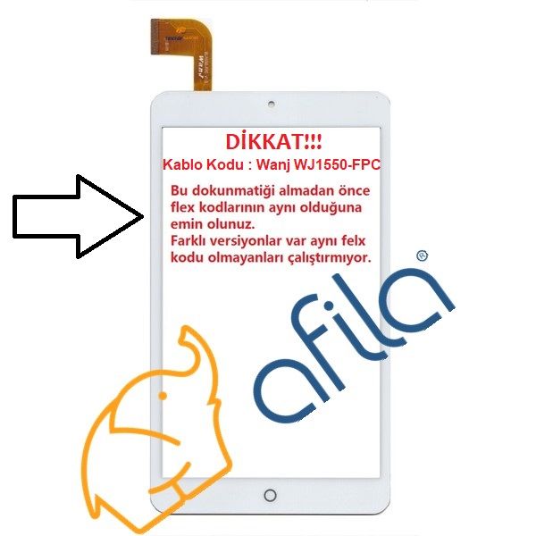 Reeder M7 WJ1550-FPC V1.0 7'' inç Dokunmatik Panel