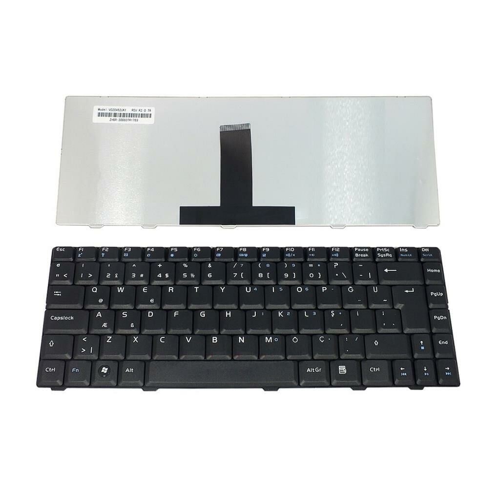 Asus F82 F82Q F83S F83Se F83T Notebook Klavyesi - Siyah - TR