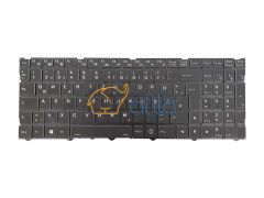 Monster Abra A5 V17.2.2, A5 V17.2.3 Notebook Klavyesi, Siyah TR ışıklı