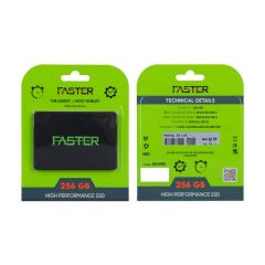 FASTER FS-256 256GB 550/510MB/s 2.5'' SATA3 (6Gb/s) SSD Disk (3D NAND)