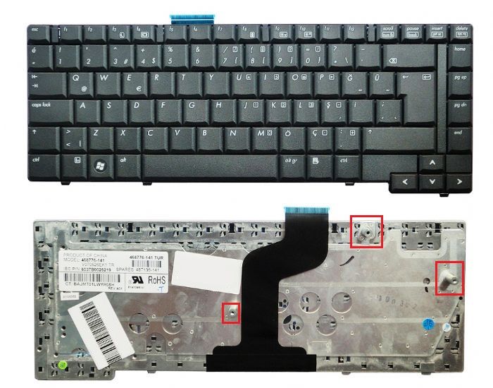 Hp Compaq 6730b, 6735b Notebook Klavyesi TR