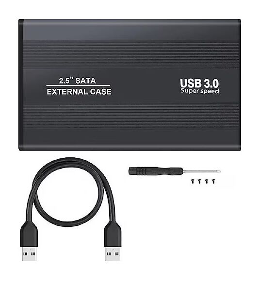 Afila 2.5'' USB 3.0 Harici Harddisk HDD Kutusu Sata Disk Siyah HY-HDC23 (Metal)