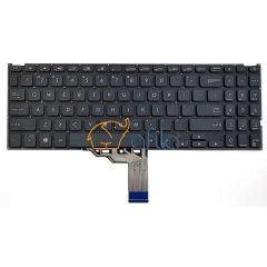 ASUS VivoBook S512DK S512FA S512FB S512FL S512UA Notebook Klavyesi (Füme Siyah TR) ışıklı