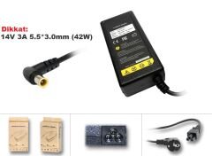 Samsung 14V 3A 5.5*3.0 42W Monitör Power Adaptörü