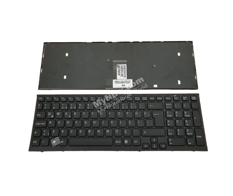 Sony Vaio VPCEB3L0E VPCEB3L1E VPCEB3L9E VPCEB3M1E Siyah Klavye TR/ Çerçeveli