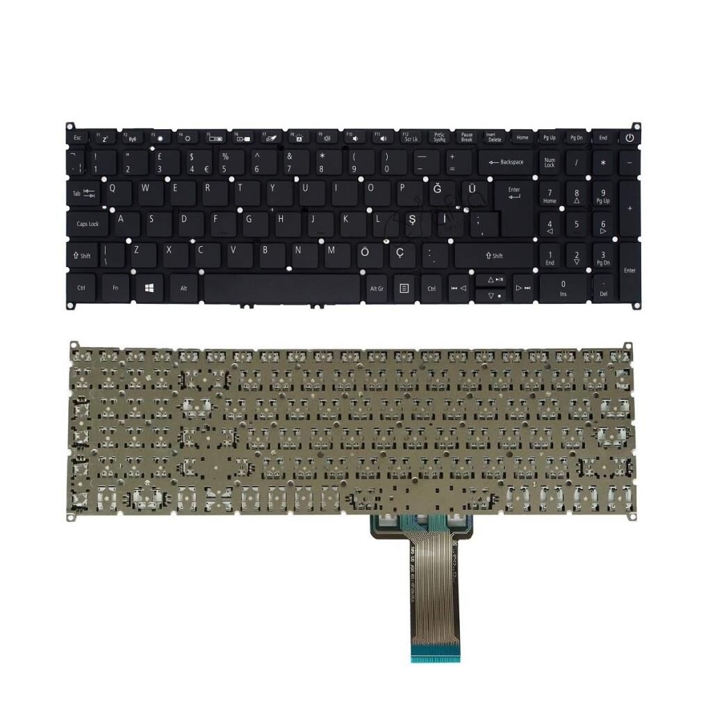 Acer Aspire 7 A715-42G-R593 Notebook Klavyesi Tuş Takımı (Siyah TR)