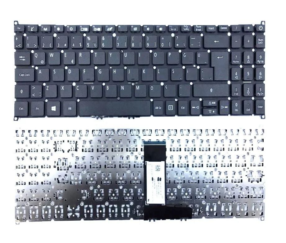 Acer Aspire SF315-41, SF315-51, SF315-52 Klavyesi Tuş Takımı (Siyah TR)