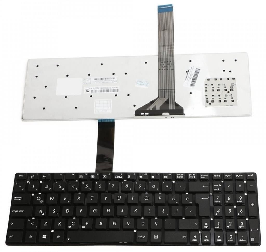 Asus A75, A75V Notebook Klavyesi - Laptop Tuş Takımı (Siyah TR)
