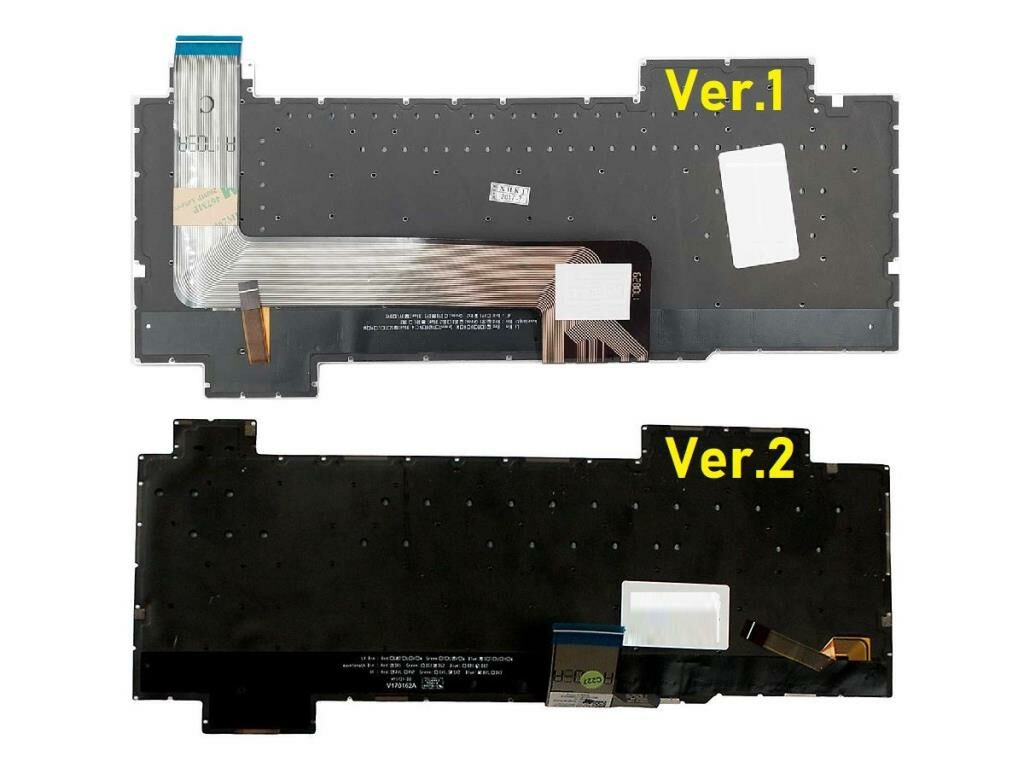 Asus GL703VM-GC035T uyumlu Notebook Klavyesi, Laptop Tuş Takımı (Siyah TR) ışıklı