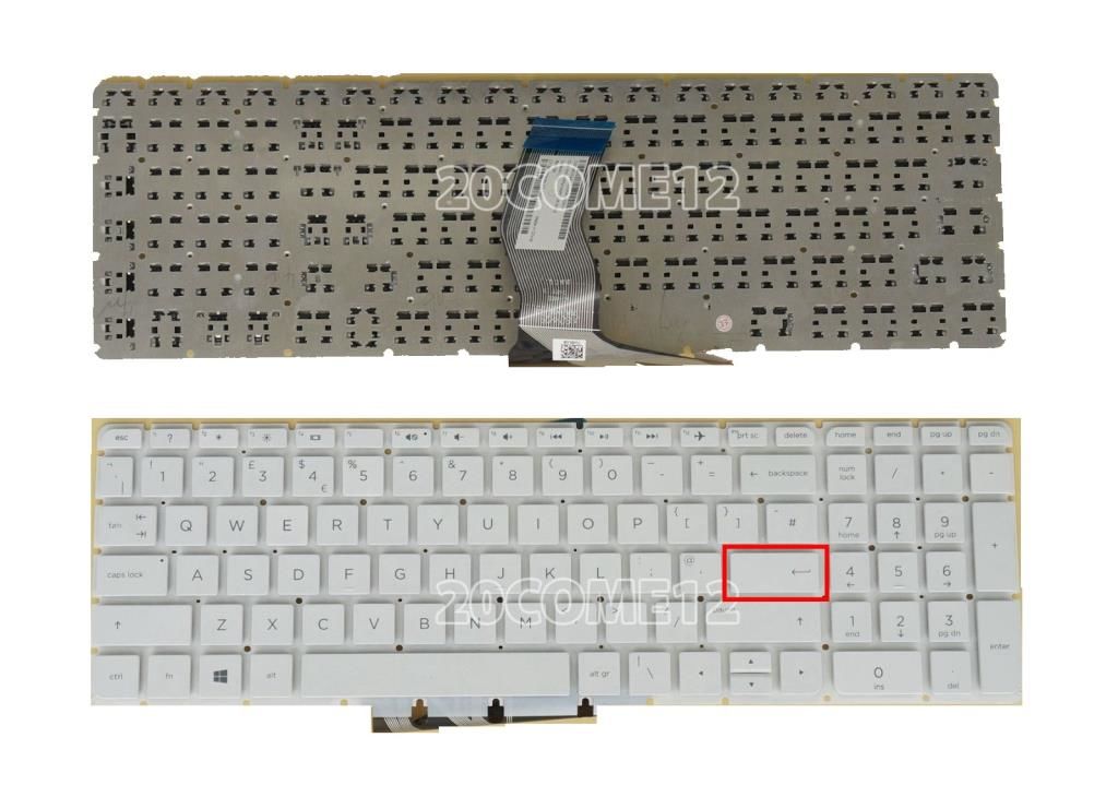 Hp Pavilion 15-AU000NT 15-AU001NT Notebook Klavyesi - Beyaz - TR