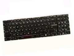 MSI GE63 Raider 7RD-010TR, 7RD-011XTR msi Uyumlu Notebook Klavyesi (Siyah TR) Ver.2 / RGB ışıklı