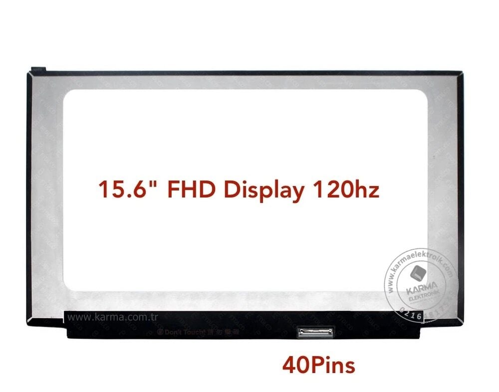 Monster Abra A5 V15.7.7 Notebook LCD Ekran, Panel Ver.2 / 40pin 120Hz