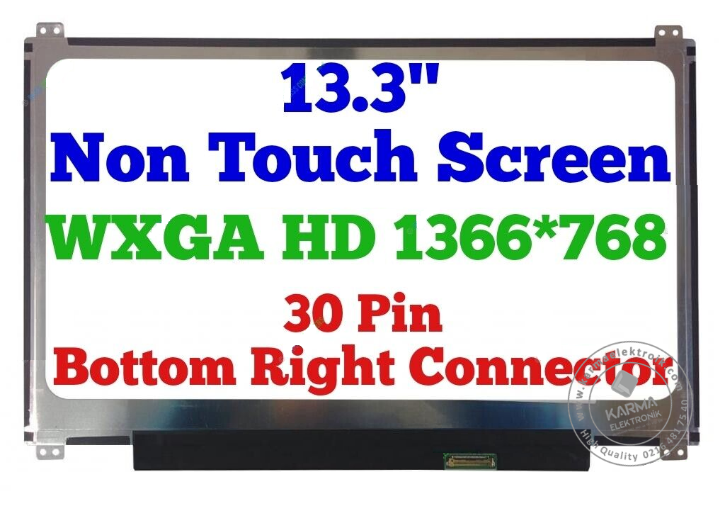 B133XTN01.2 13.3'' inç 30 Pin Slim Led Lcd Laptop Paneli - Notebook Ekranı 1366X768
