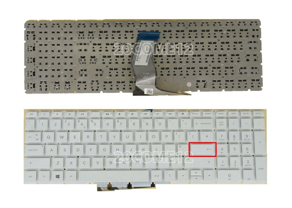 Hp 15-BC015NT, 15-BC016NT Notebook Klavyesi - Beyaz - TR