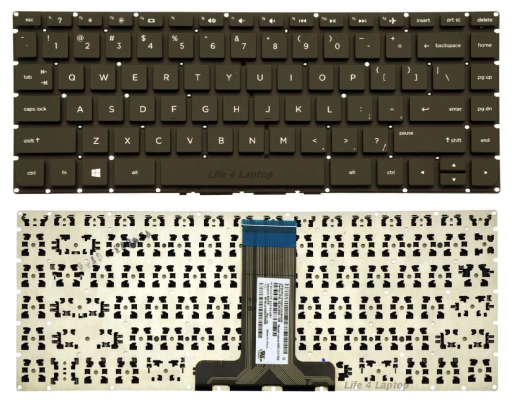 Hp Pavilion X360 13-u101ne Notebook Klavyesi, Laptop Tuş Takımı (Siyah TR) Küçük Enter