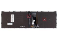 Monster N871EK Notebook Klavye - Siyah TR - (Beyaz ışıklı) Ver.1