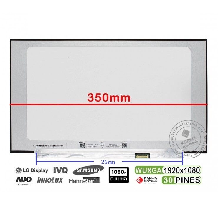 B156HAN02.1 HW1A Lcd Ekran Panel (15.6 FHD IPS) Ver.1