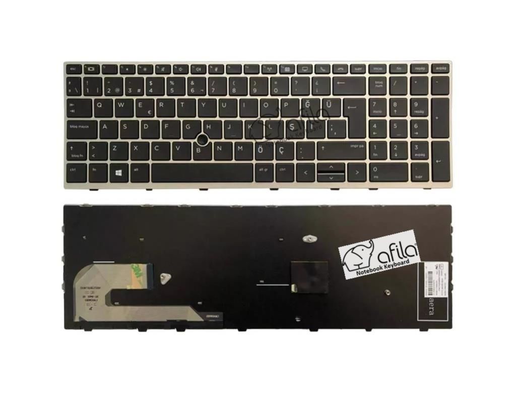 HP EliteBook 850 G5 (5SR88ES) Notebook Klavyesi - Tuş Takımı (Siyah TR)