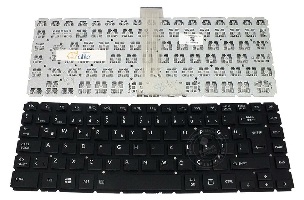 Toshiba E45T-B4204 E45T-B4300 E45D Notebook Klavyesi TR