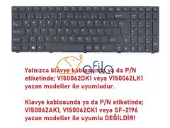 Casper Nirvana NB 15.6 C800 GT950 Notebook Klavyesi, Laptop Tuş Takımı (Siyah TR) Ver.2