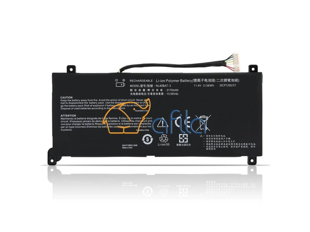 Clevo NL40BAT-3 Notebook Bataryası, Laptop Pili / RCEL-025