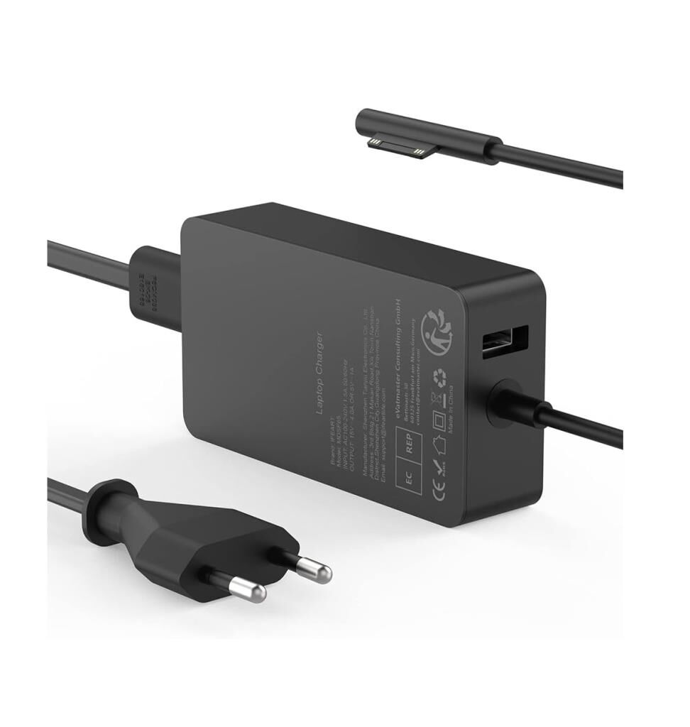 Microsoft Surface Book 2 13.5-inch Notebook Adaptör - Şarj Cihazı / 60W