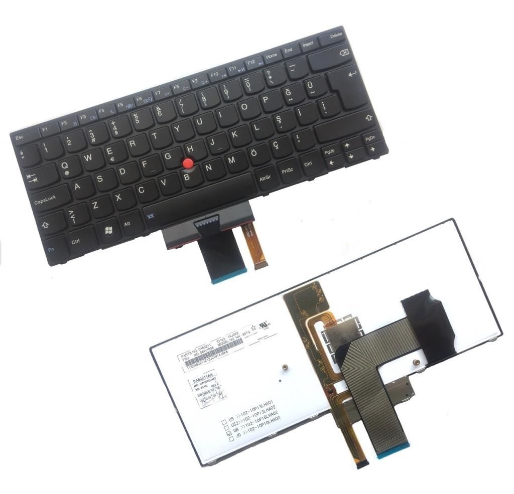 Lenovo Thinkpad X1 Carbon 0B35741 Klavye (Siyah TR) Işıklı