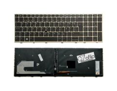 HP EliteBook 850 G5 (5SR89ES) Notebook Klavyesi - Tuş Takımı (Siyah TR) ışıklı