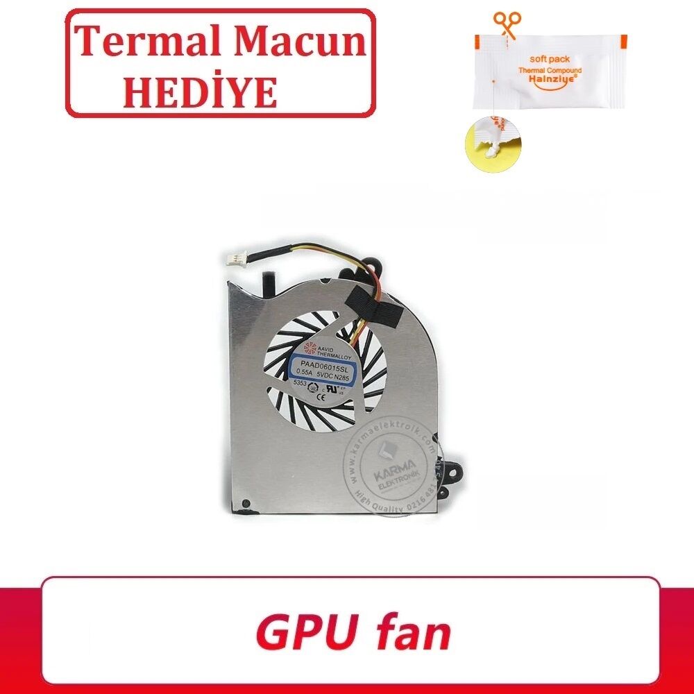 Msi Paad06015Sl MSI Notebook GPU Fanı Ver.1 (Sağ)