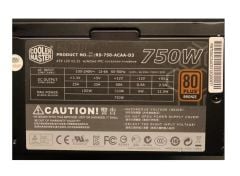 Cooler Master GX 750W 80 Plus PSU Bronze PC Power Supply (RS-750-ACAA-D3) / 2.EL