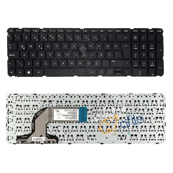 Hp 15-N286ST 15-n290st Notebook Klavyesi (Siyah TR) Çerçevesiz